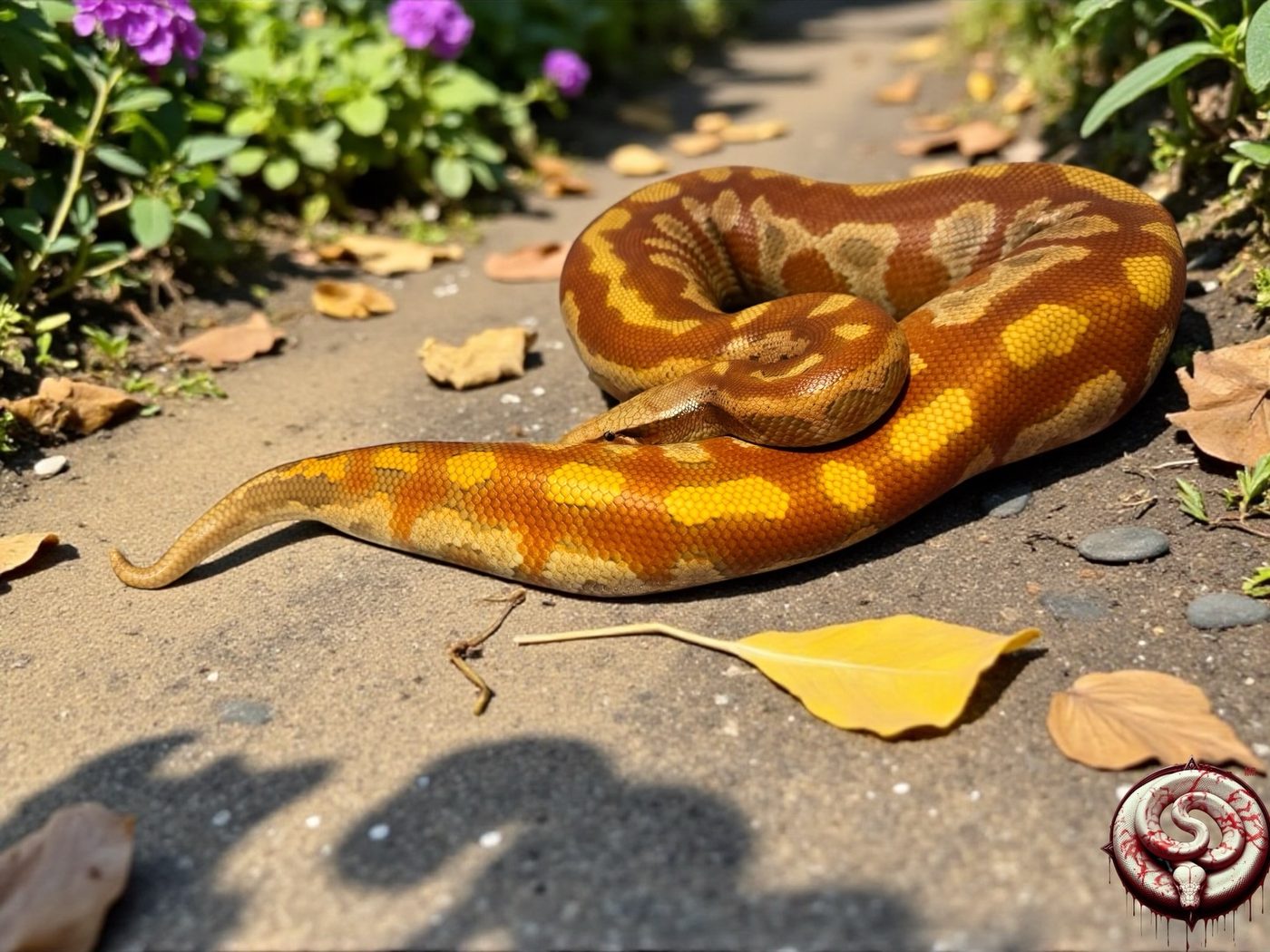 Python brongersmai (pitón sangre) del criadero Top Notch Pythons MX